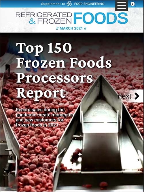Top 150 Frozen Foods Processors.